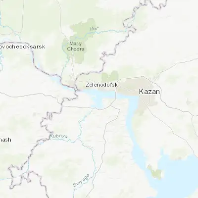 Map showing location of Sviyazhsk (55.773290, 48.660510)