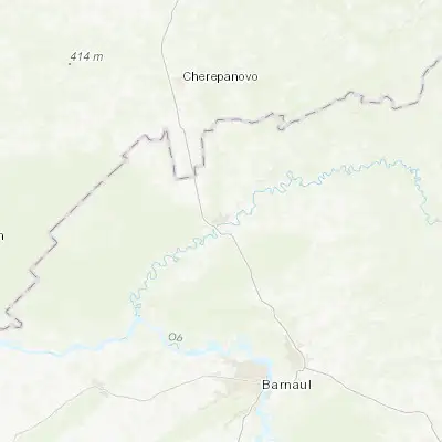 Map showing location of Tal’menka (53.818300, 83.567700)