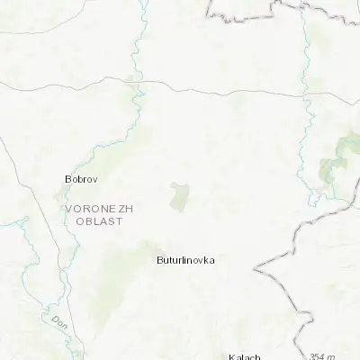 Map showing location of Talovskiy (51.115700, 40.725700)