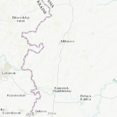 Map showing location of Tarasovskiy (48.727270, 40.362670)