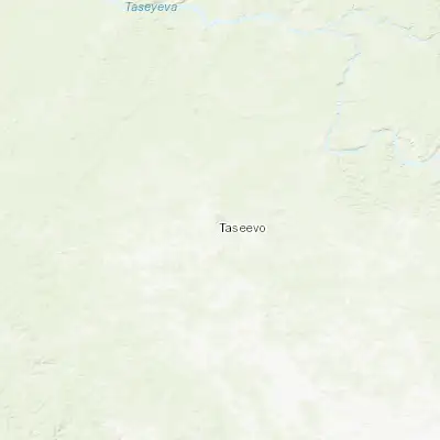 Map showing location of Taseyevo (57.214570, 94.893930)