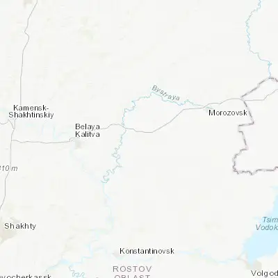 Map showing location of Tatsinskiy (48.196770, 41.275580)