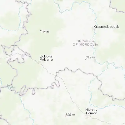 Map showing location of Torbeyevo (54.079720, 43.247320)