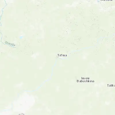 Map showing location of Tot’ma (59.973750, 42.764870)