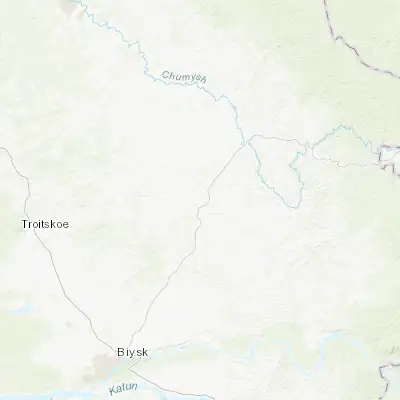 Map showing location of Tselinnoye (53.078220, 85.653630)
