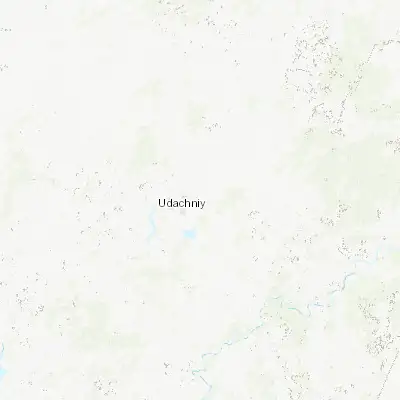 Map showing location of Udachny (66.429890, 112.402100)