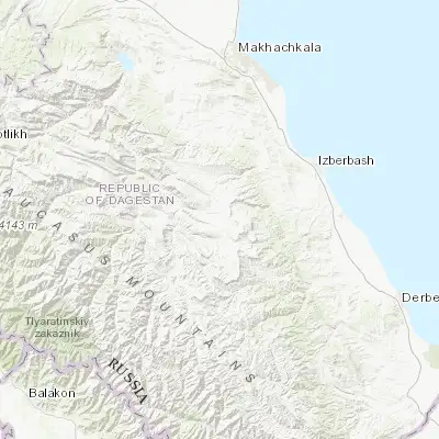 Map showing location of Ulluaya (42.373770, 47.374510)