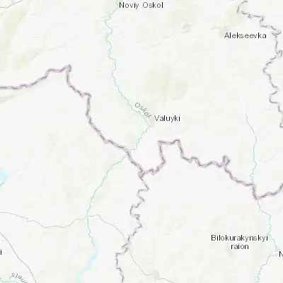 Map showing location of Urazovo (50.083600, 38.039500)