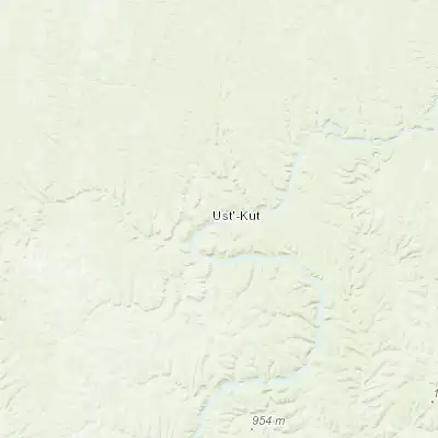 Map showing location of Ust’-Kut (56.793800, 105.767200)