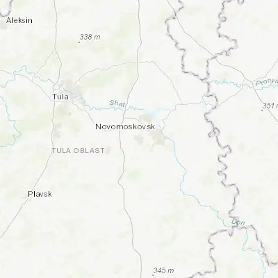 Map showing location of Uzlovaya (53.981790, 38.171180)