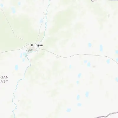Map showing location of Vargashi (55.355560, 65.846670)