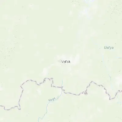 Map showing location of Vel’sk (61.070060, 42.098300)