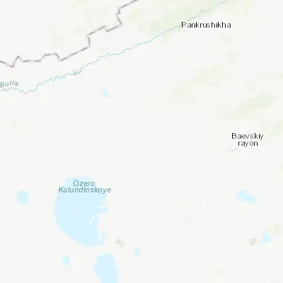 Map showing location of Verkh-Suetka (53.304010, 80.046750)
