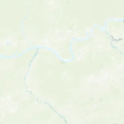 Map showing location of Verkhnevilyuysk (63.445780, 120.307390)