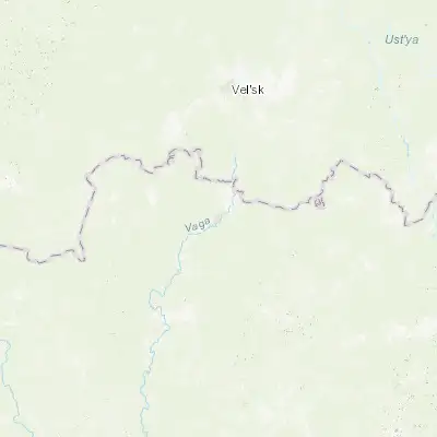Map showing location of Verkhovazh’ye (60.747170, 42.046520)