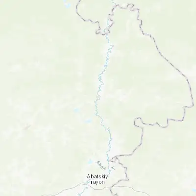 Map showing location of Vikulovo (56.816670, 70.610690)