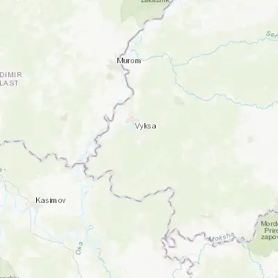 Map showing location of Vilya (55.245560, 42.208890)