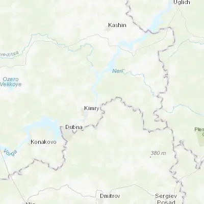 Map showing location of Vinogradovo (56.933330, 37.550000)