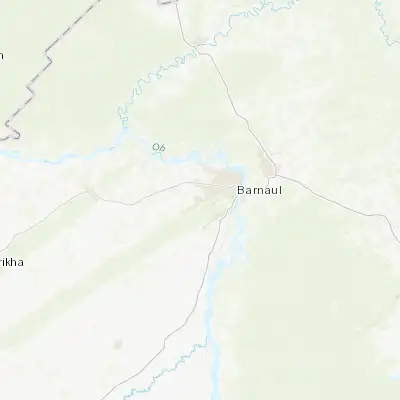 Map showing location of Vlasikha (53.297220, 83.574170)
