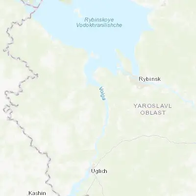 Map showing location of Volga (57.951570, 38.387850)