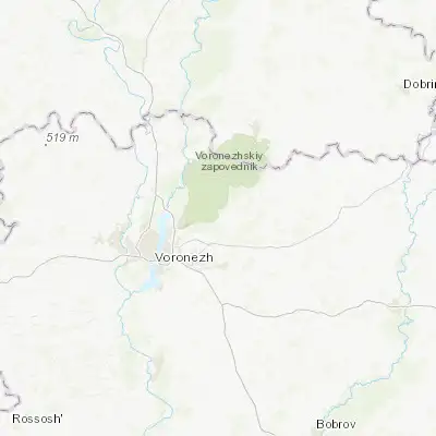 Map showing location of Volya (51.769600, 39.535900)