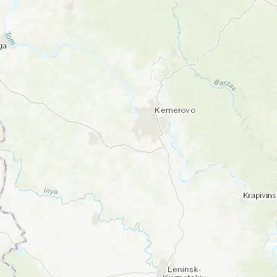 Map showing location of Yagunovskiy (55.282800, 85.978000)