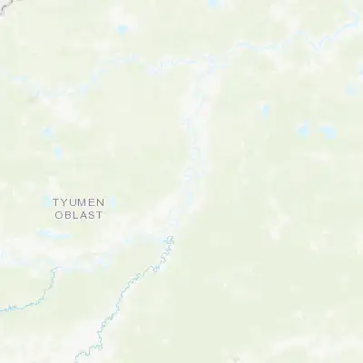 Map showing location of Yarkovo (57.403860, 67.063900)