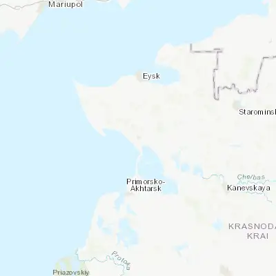 Map showing location of Yasenskaya (46.359200, 38.269000)