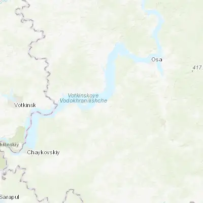 Map showing location of Yelovo (57.053810, 54.920700)