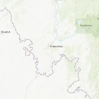 Map showing location of Yermolayevo (52.716670, 55.800000)