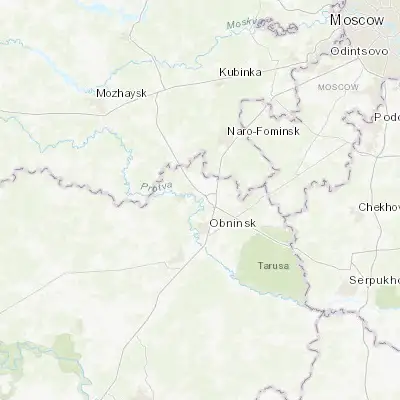Map showing location of Yermolino (55.194890, 36.595130)