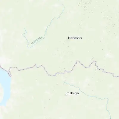 Map showing location of Yertsevo (60.796600, 40.086000)