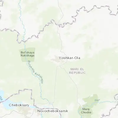 Map showing location of Yoshkar-Ola (56.638770, 47.890780)