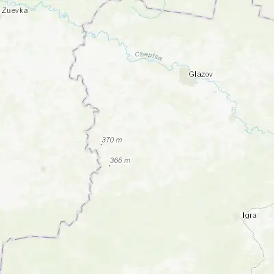 Map showing location of Yukamenskoye (57.887800, 52.245000)