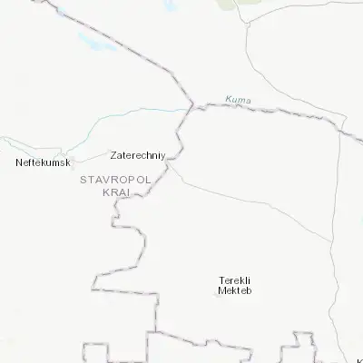 Map showing location of Yuzhno-Sukhokumsk (44.658110, 45.643600)