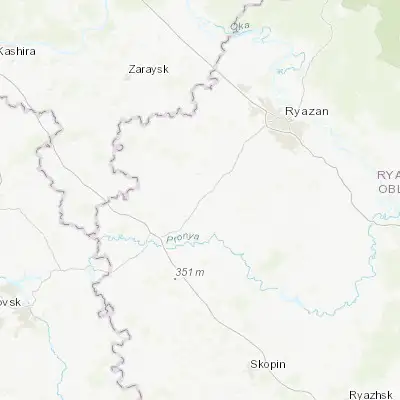 Map showing location of Zakharovo (54.366000, 39.279200)