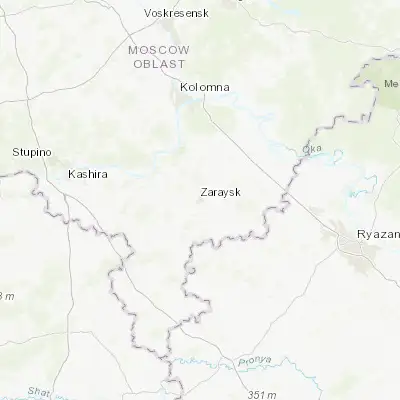 Map showing location of Zaraysk (54.760500, 38.878410)