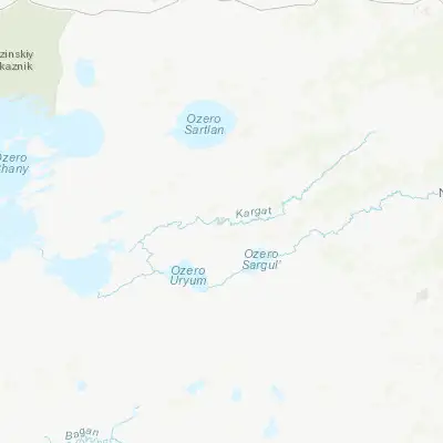 Map showing location of Zdvinsk (54.702060, 78.661050)