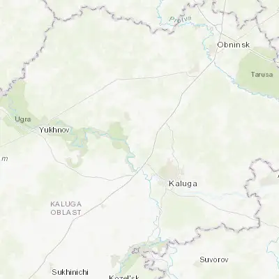 Map showing location of Zhiletovo (54.692160, 36.022250)