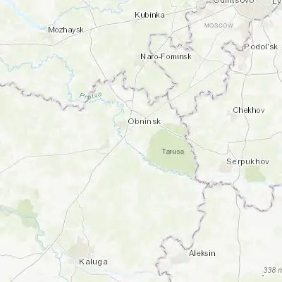 Map showing location of Zhukovo (55.031780, 36.744020)