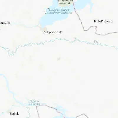 Map showing location of Zimovniki (47.147400, 42.472100)