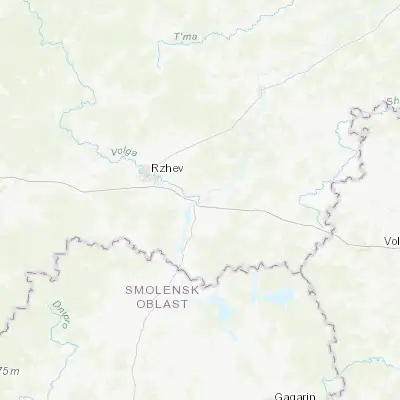 Map showing location of Zubtsov (56.175330, 34.589350)