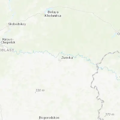 Map showing location of Zuyevka (58.405030, 51.133550)