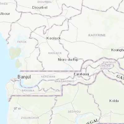 Map showing location of Nioro du Rip (13.750000, -15.800000)