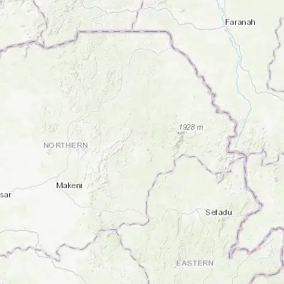 Map showing location of Alikalia (9.153560, -11.387120)