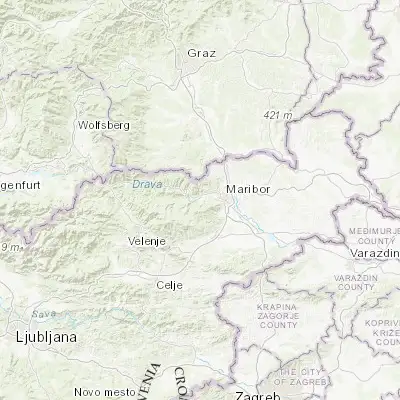 Map showing location of Ruše (46.539440, 15.515830)