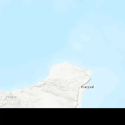 Map showing location of Caluula (11.966110, 50.756940)