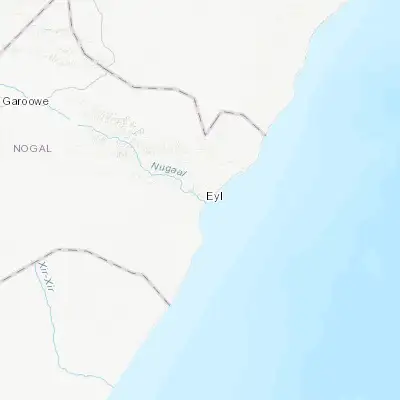 Map showing location of Eyl (7.980300, 49.816400)