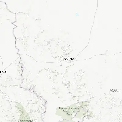 Map showing location of Calvinia (-31.470690, 19.776010)
