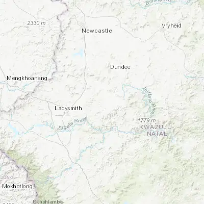 Map showing location of Ekuvukeni (-28.467520, 30.155130)